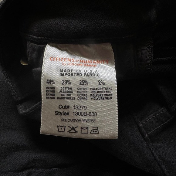 Citizens of Humanity High Waisted Avedon Skinny Stretch Jean in Dark Gray - Picture 8 of 8